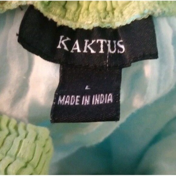 Kaktus Maxi Skirt Boho Festival Colorful Tiered Artsy Hippie Patchwork Large - Picture 3 of 5